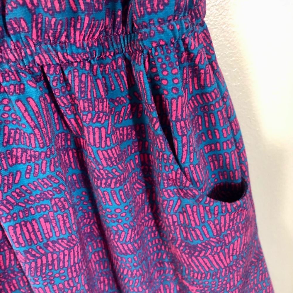 LuLaRoe 4T Purple Toddler Shortsleeved Dress - Picture 3 of 4